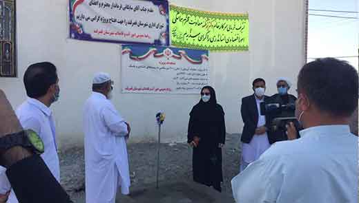 افتتاح پروژه عملیات آبرسانی به روستای پاسک و دلشادی شهرستان قصرقند